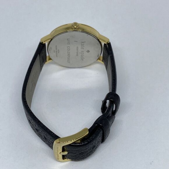 Kate Spade New York 0107 Women\'s Black Leather Analog Dial Quartz Watch VK179 main image 5